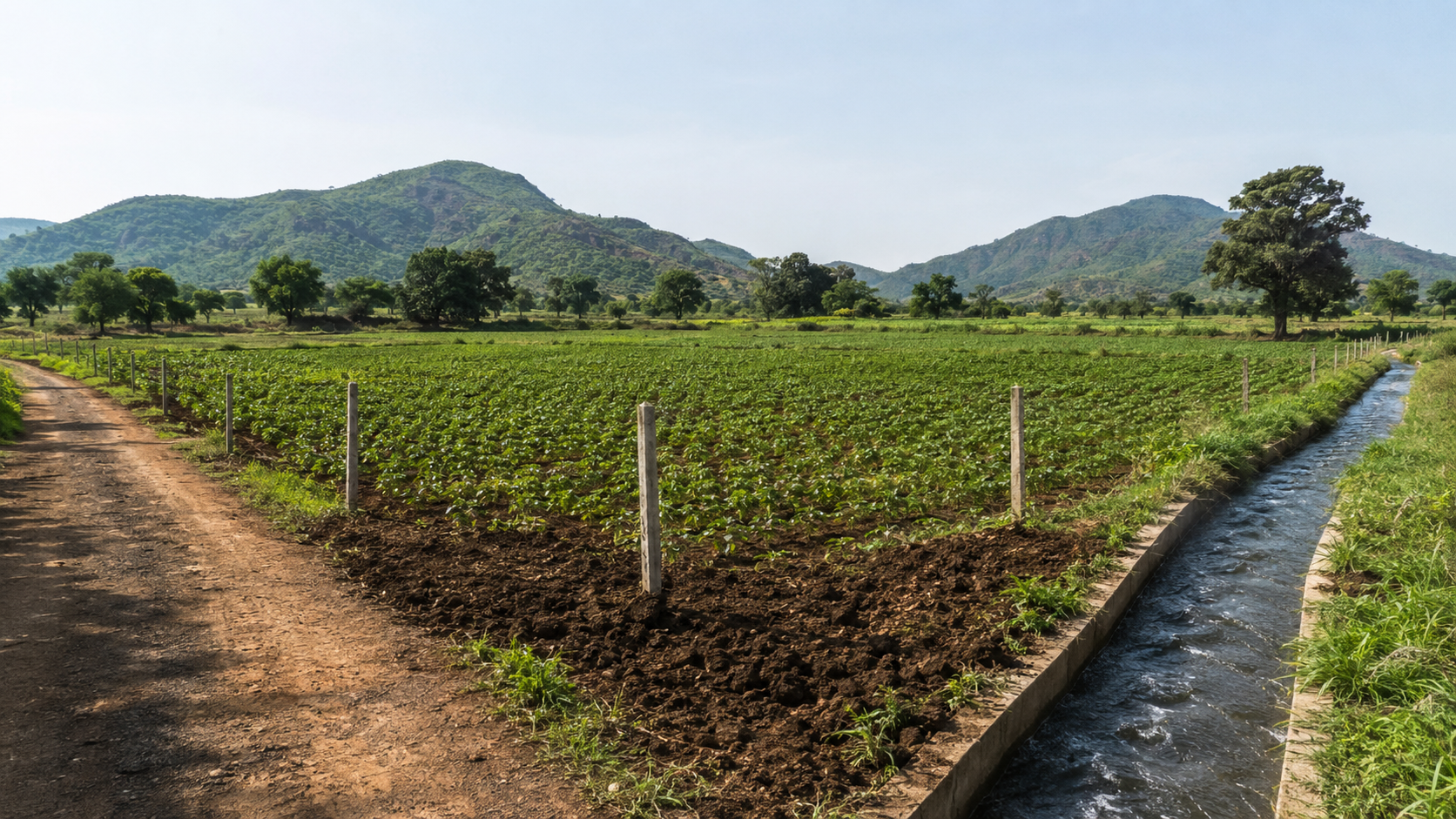 Farm land for sale near Khopoli with fertile soil, irrigation facilities, road access and marked plot boundaries